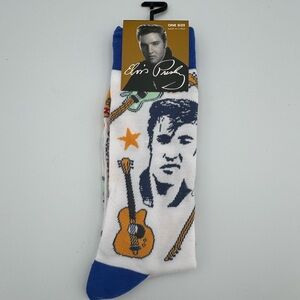 Elvis Presley Guitar‎ Print Novelty Socks Crazy Socks Men's Fun Socks